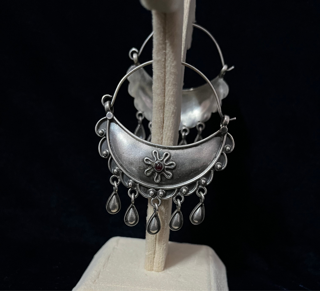 Vintage Chandbali Hoop Earring
