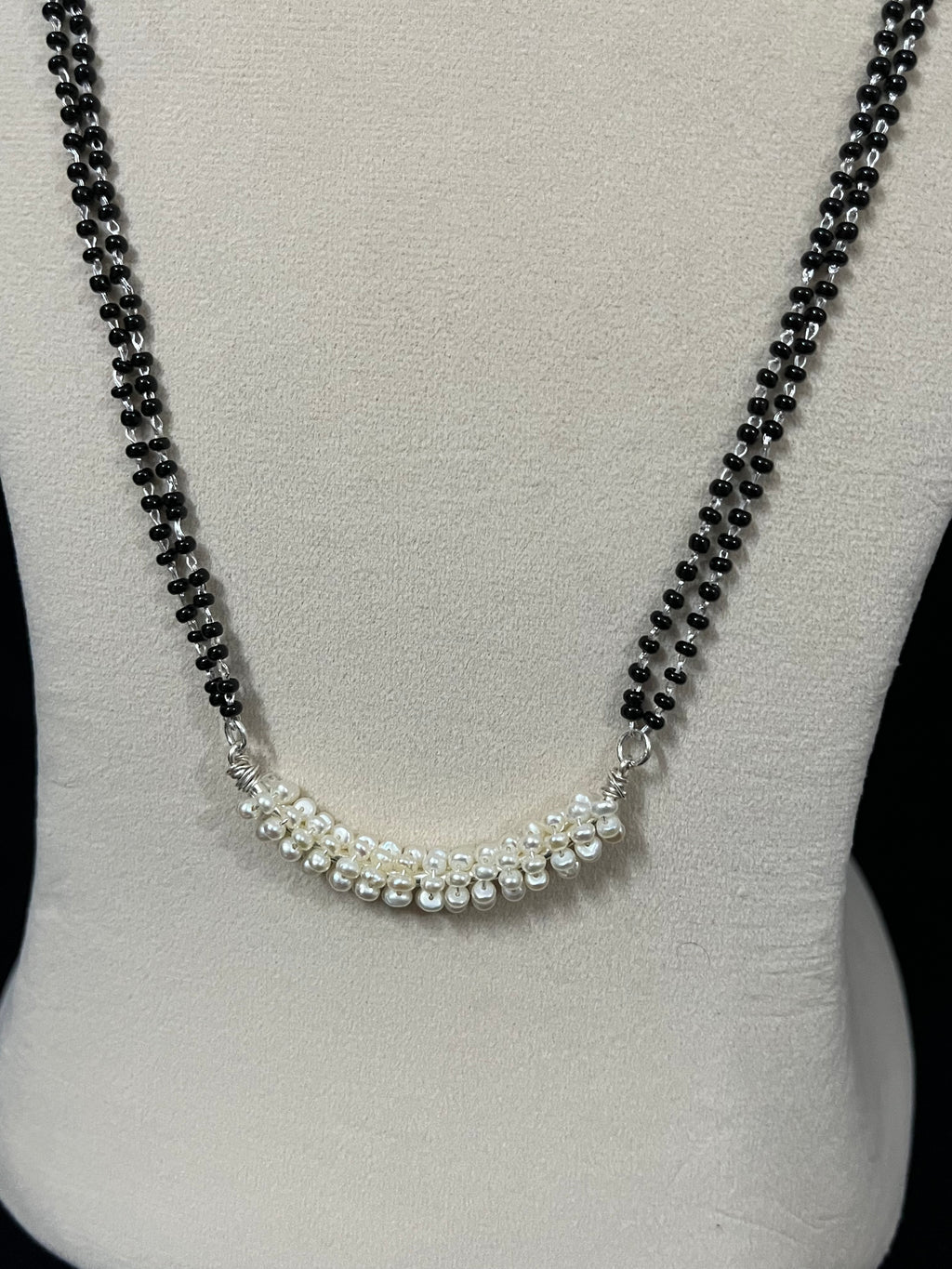 Fine Pearl Spiral Mangalsutra