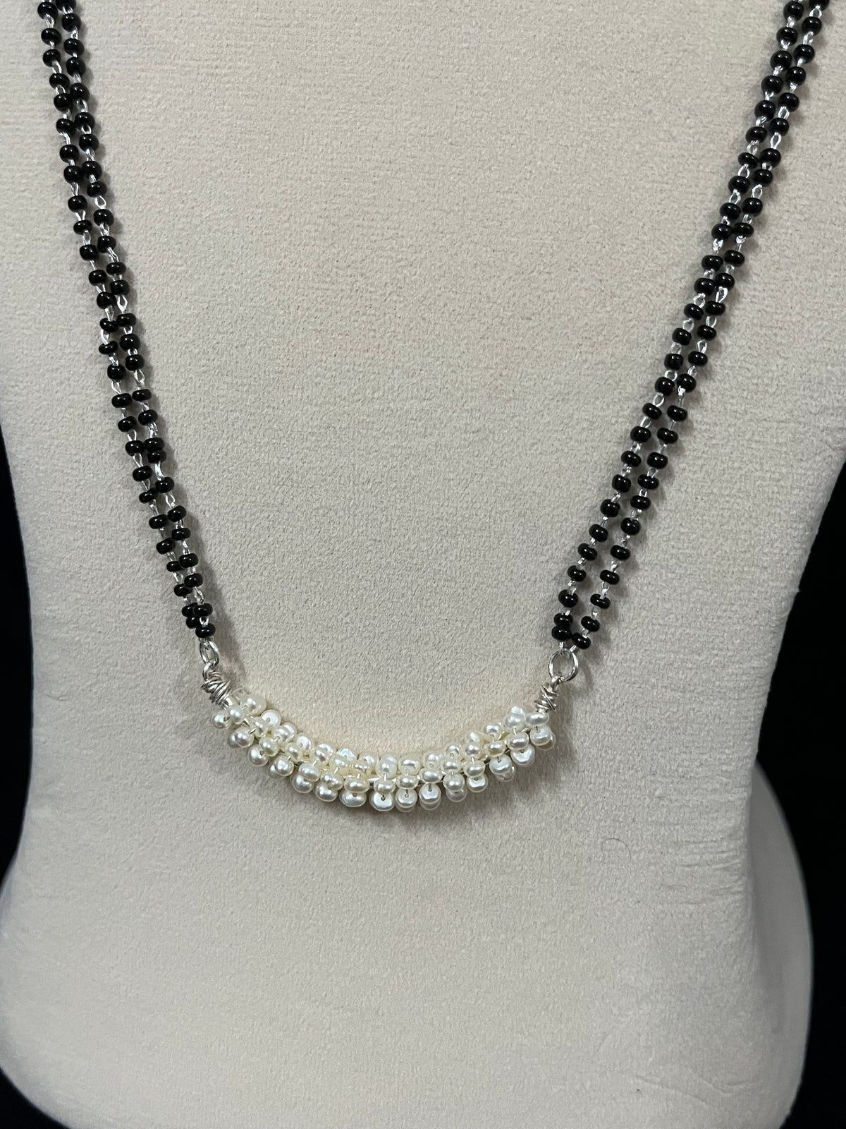 Fine Pearl Spiral Mangalsutra
