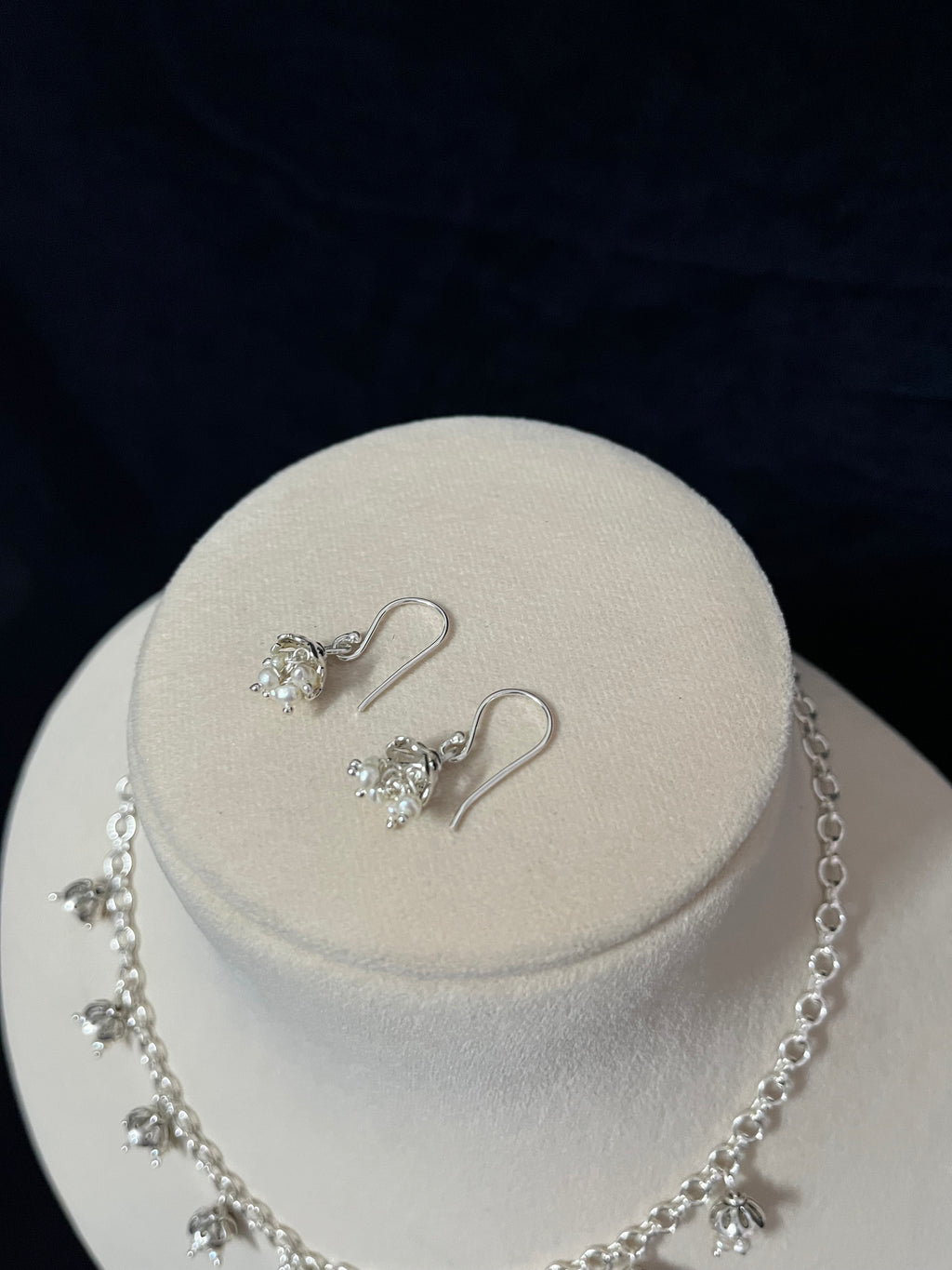 Freshwater Pearl Multi Jhumki Necklace Set