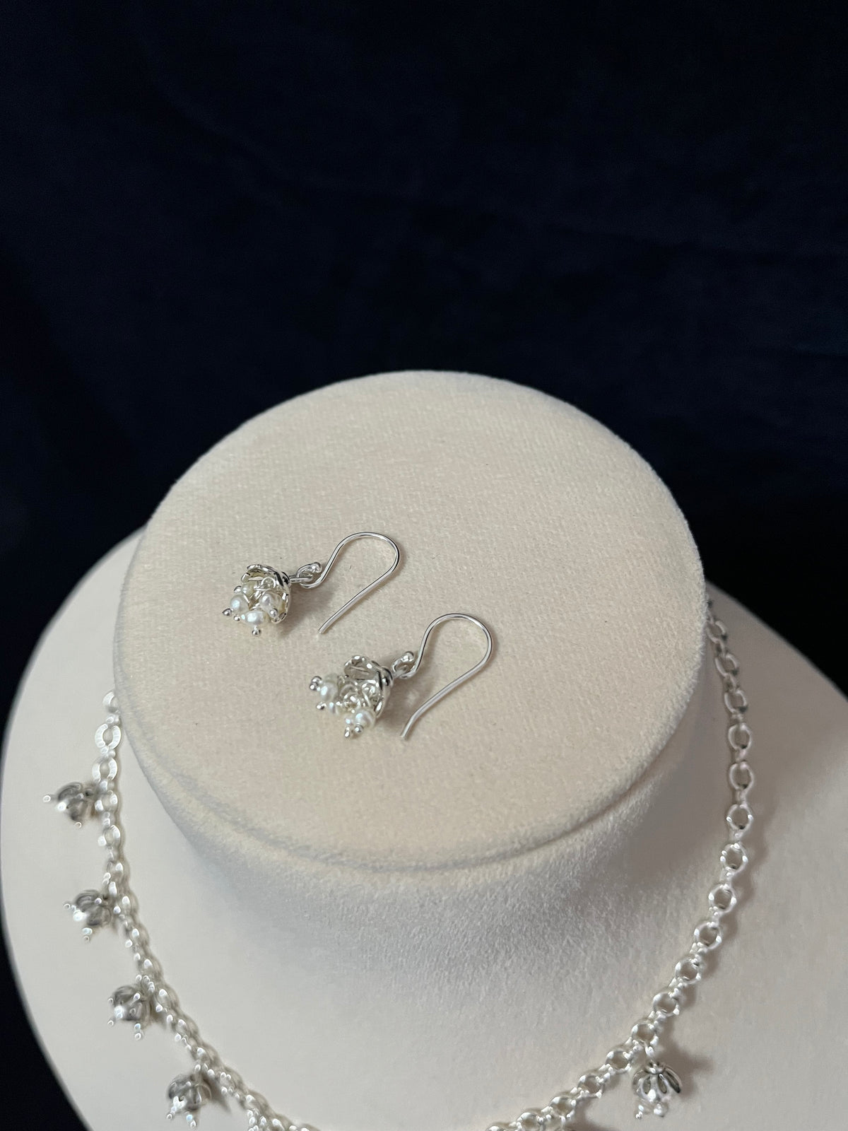 Freshwater Pearl Multi Jhumki Necklace Set