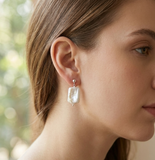 Pearl Chip Drop Earring