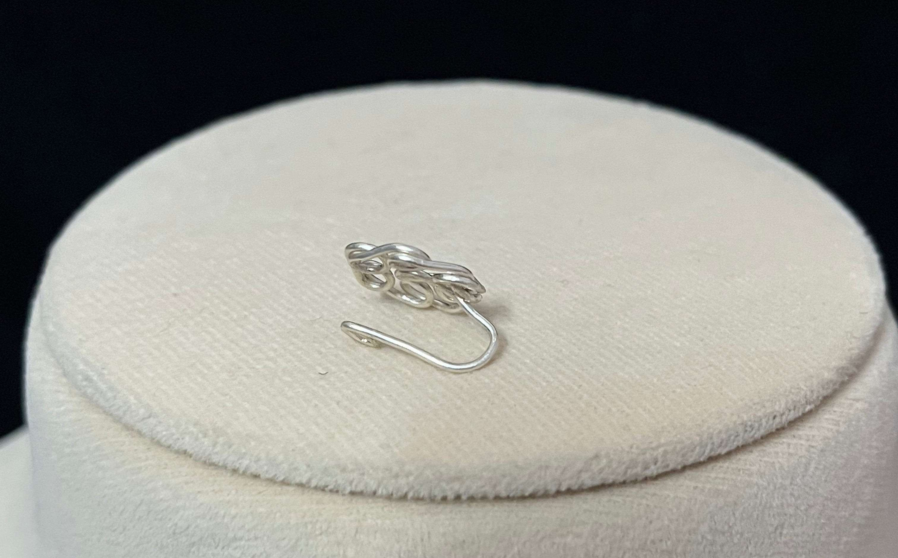 Filigree Flowe Clip-On Nose Pin