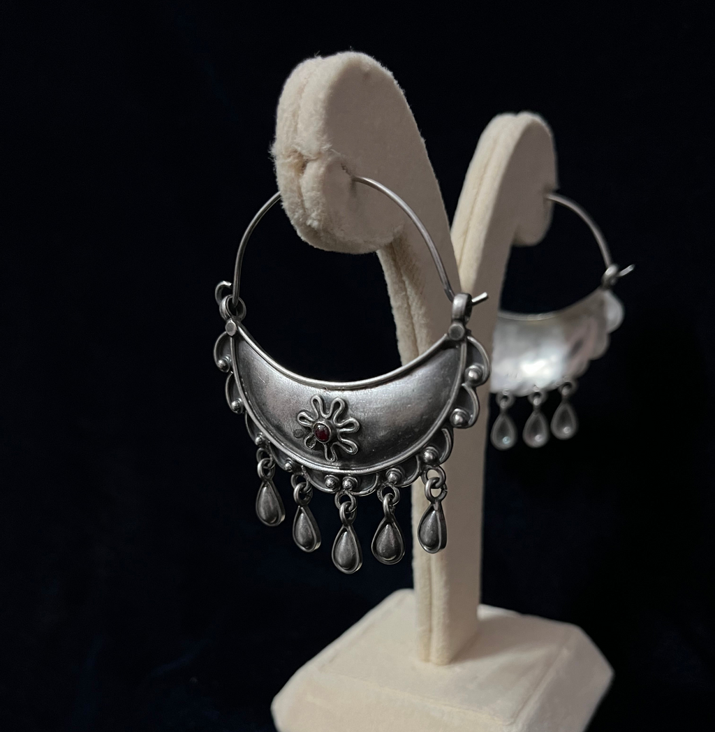 Vintage Chandbali Hoop Earring