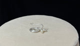 Spiral Pearl Drop Clip-On Nose pin