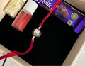 Hexagon Bead Silver Rakhi