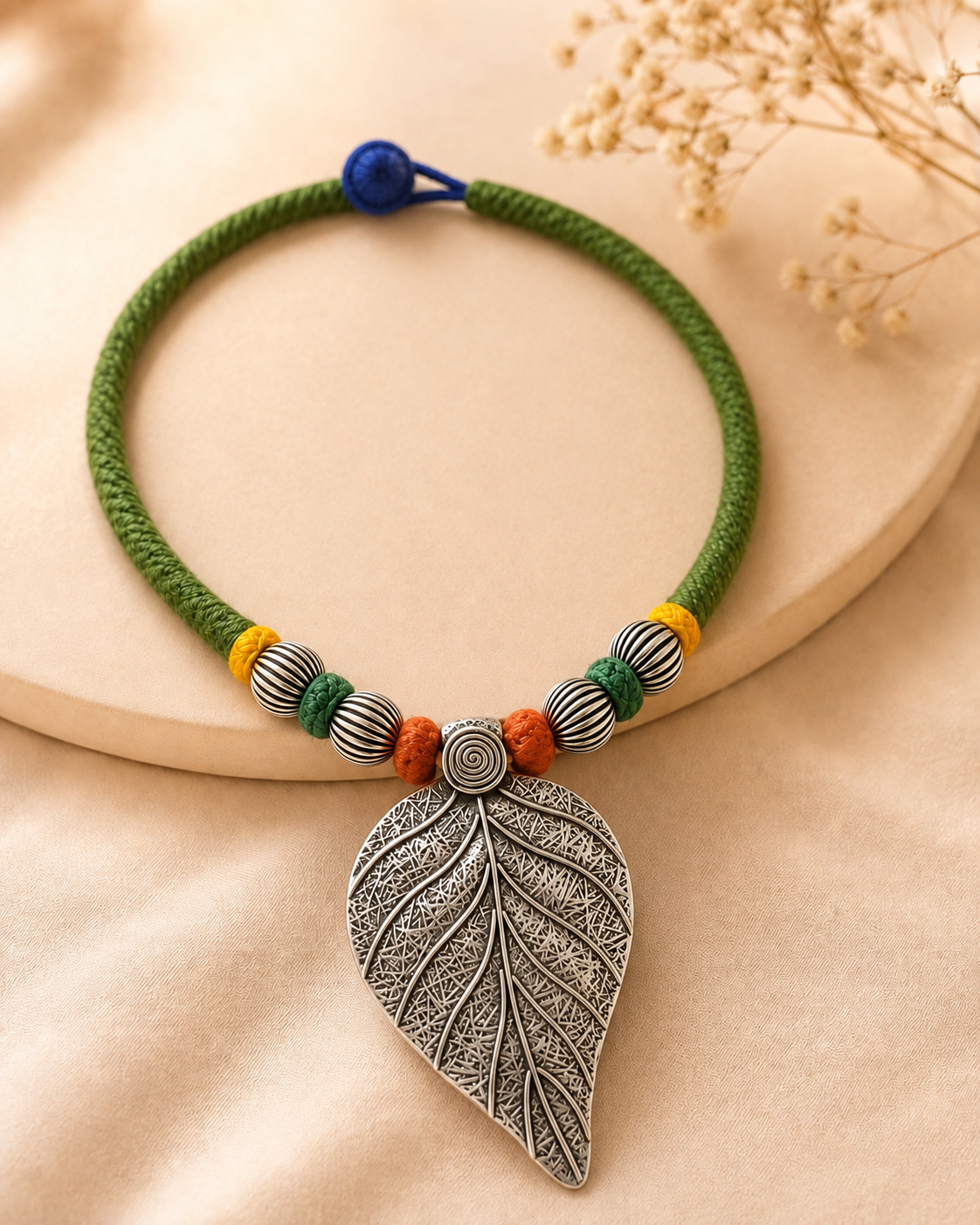 Pipal Leaf Tribal Necklace