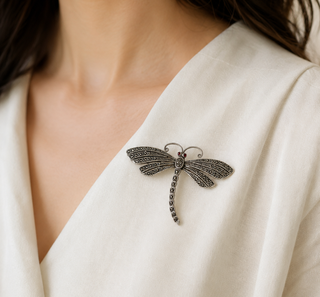 Flying Butterfly Brooch