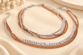 Dual Tone Chain Anklet