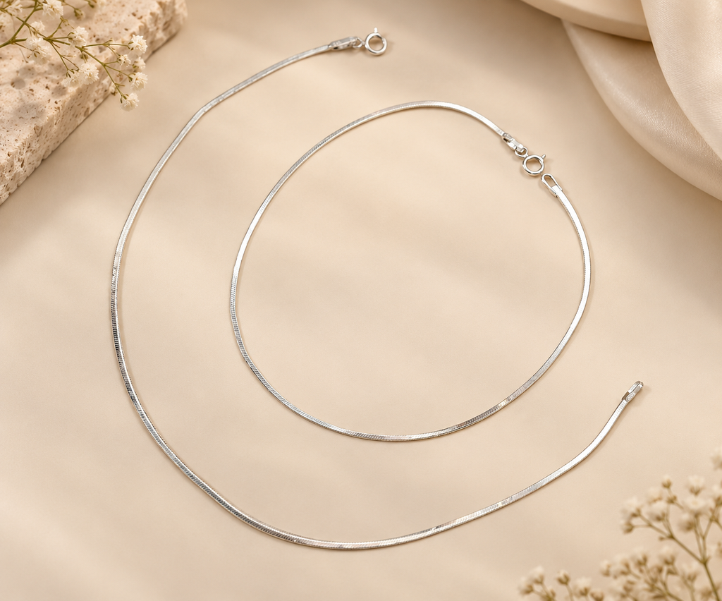 Sterling Chain Anklet