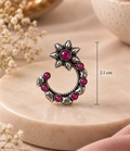 Flower Moon Nose Pin (Pierce)