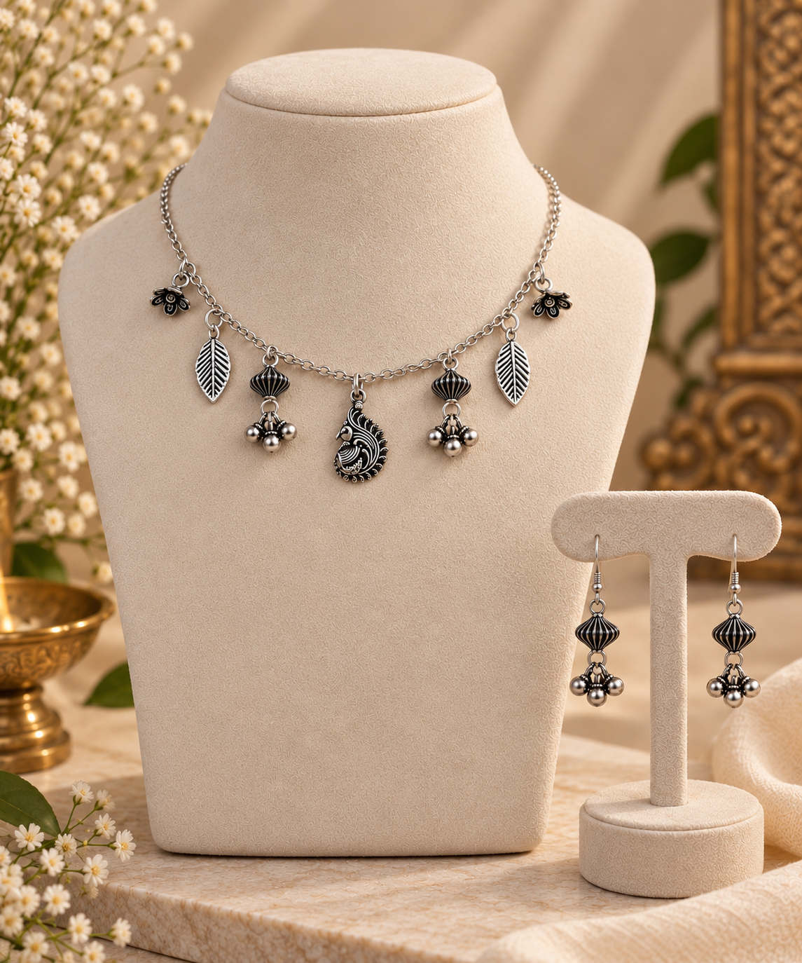 Charms Necklace set