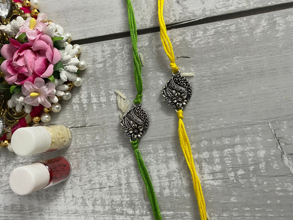 Intricate Flower Rakhi