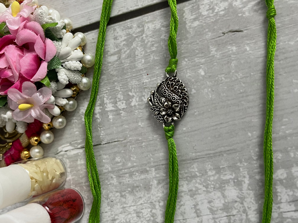 Intricate Flower Rakhi