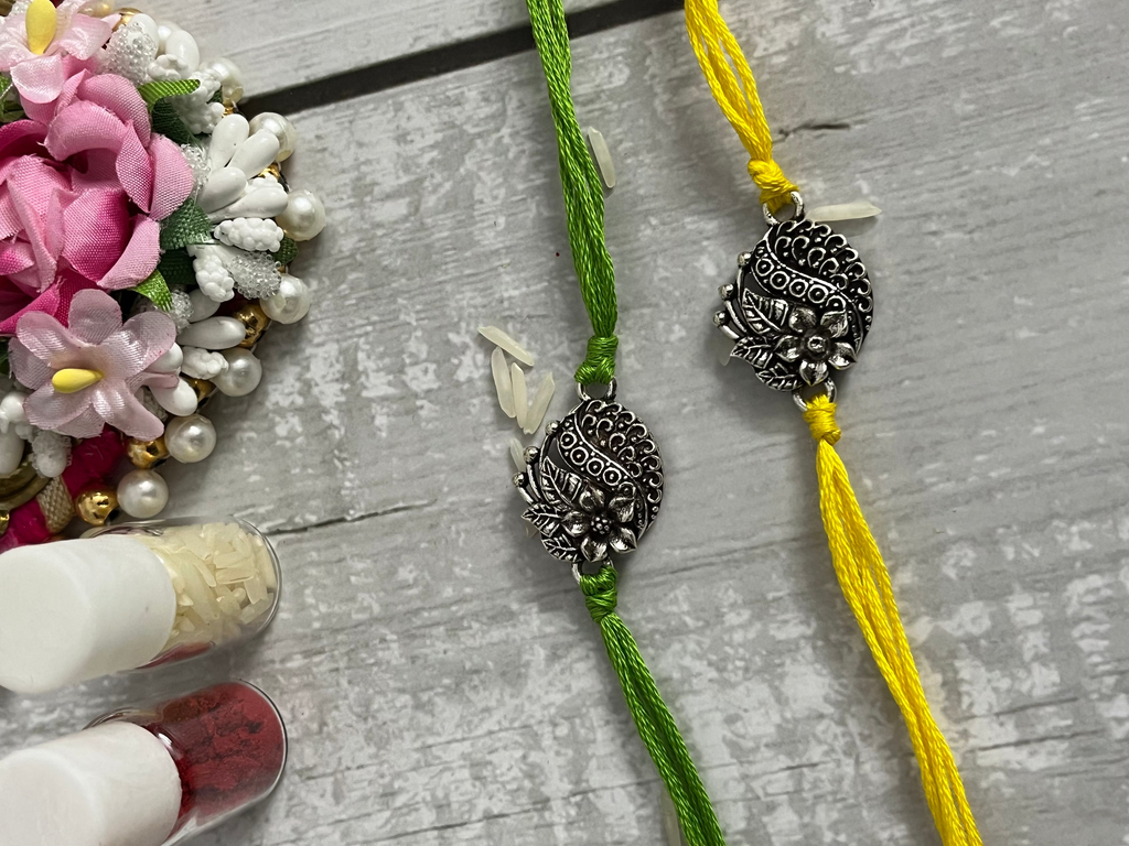 Intricate Flower Rakhi