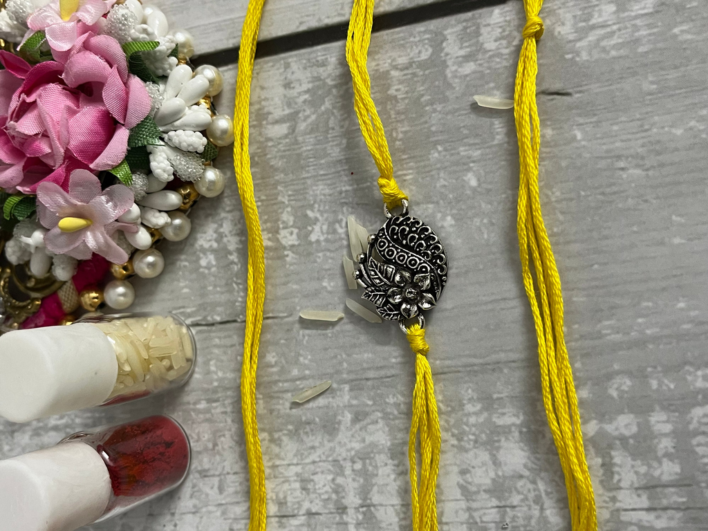 Intricate Flower Rakhi