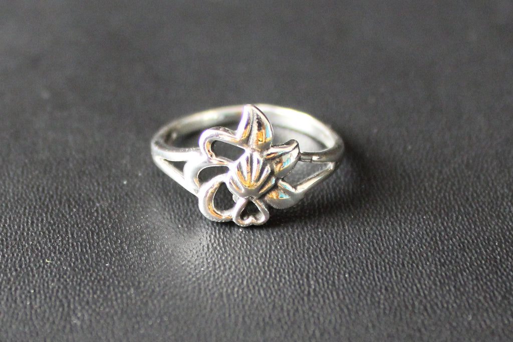 Blooming Heart Flower Ring