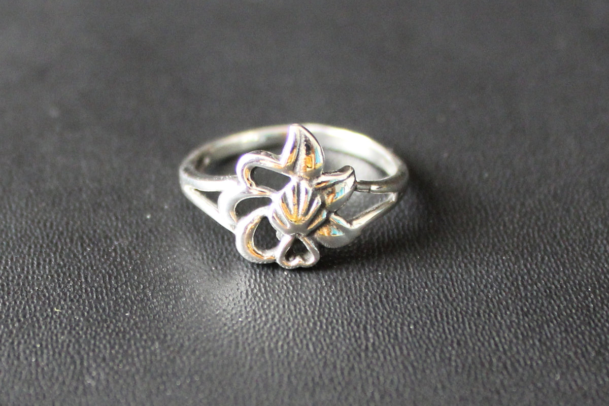 Blooming Heart Flower Ring