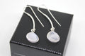 Moonstone Long Ear wire Earring