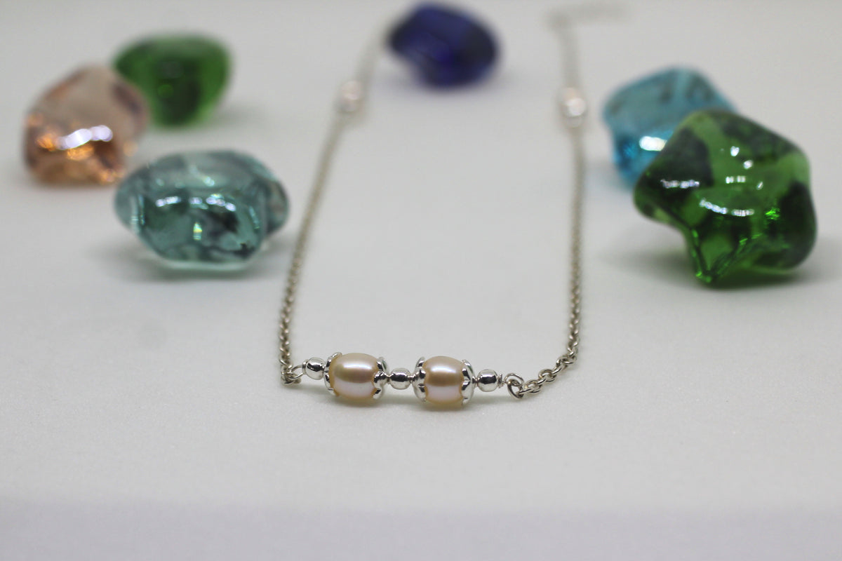 Fresh Water Pearl long Chain Necklace