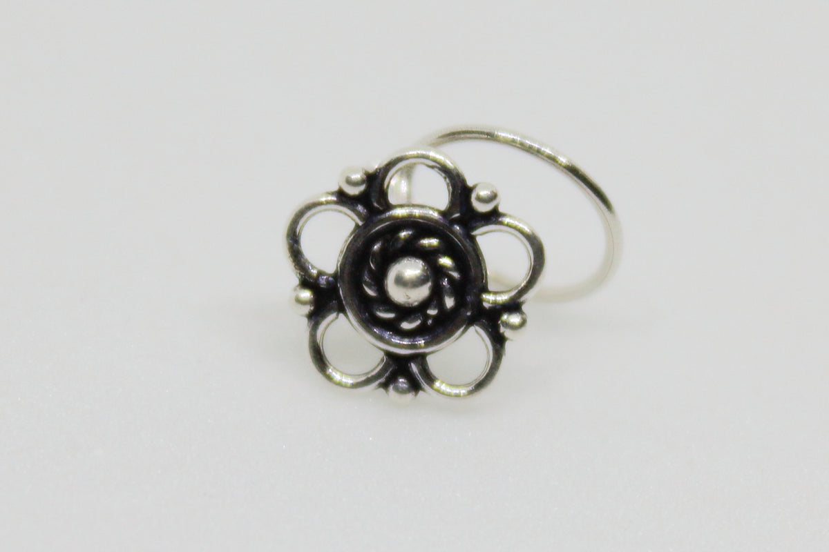 Pushpa Chakra Nose pin