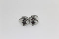 Red Stone flower Toe Ring