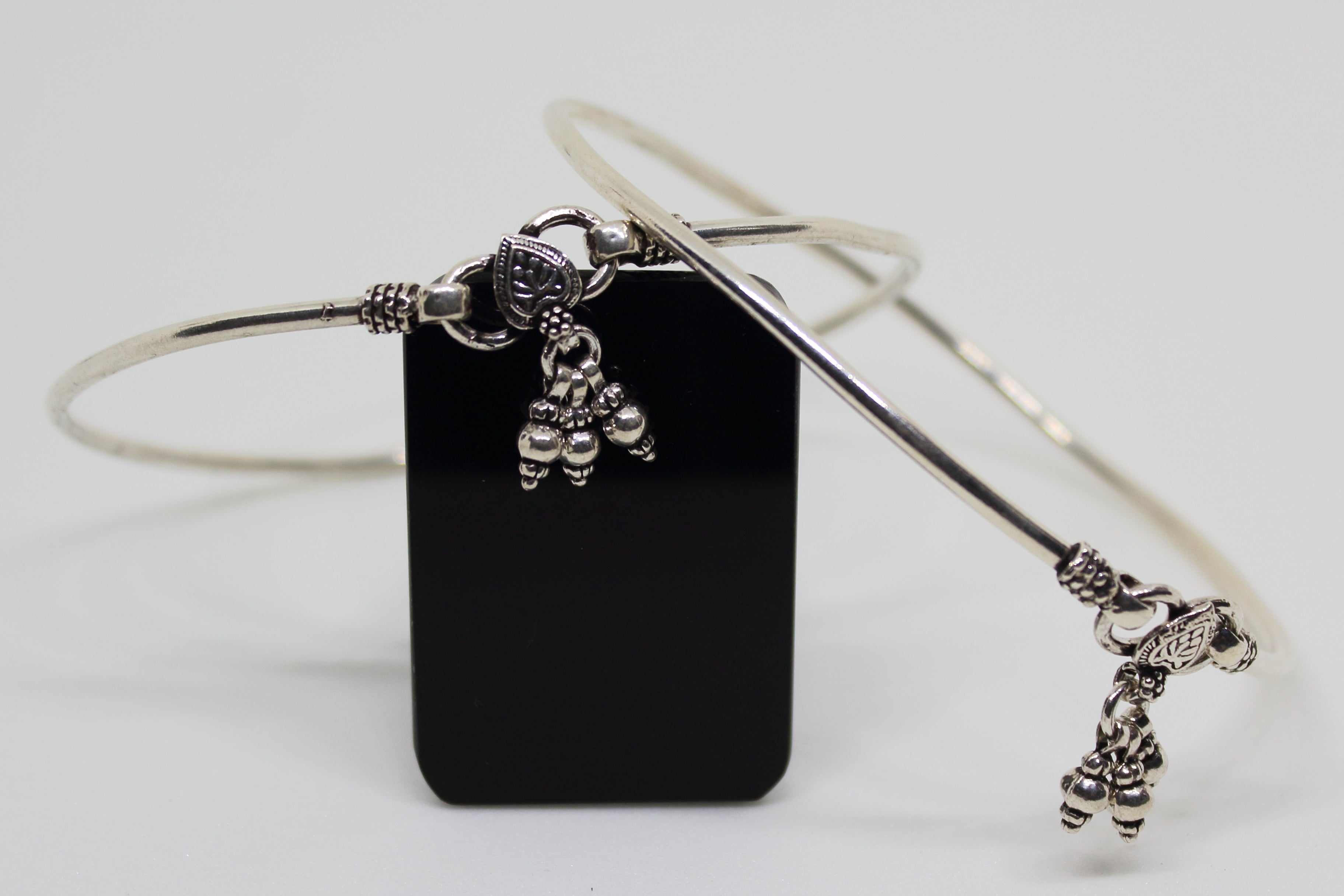 Sterling Silver Plain Kada anklet