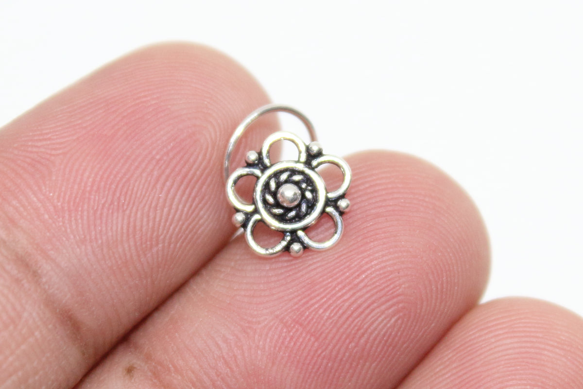 Pushpa Chakra Nose pin