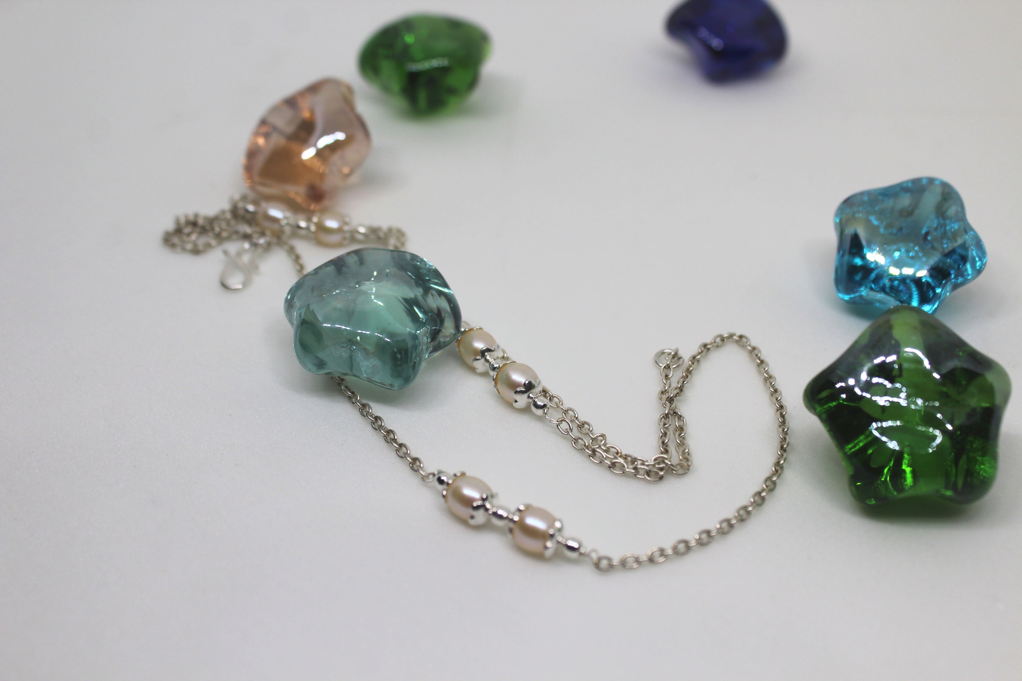Fresh Water Pearl long Chain Necklace