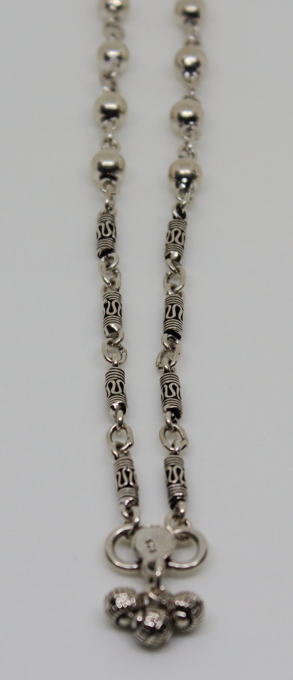 Sterling Silver Ball Anklet