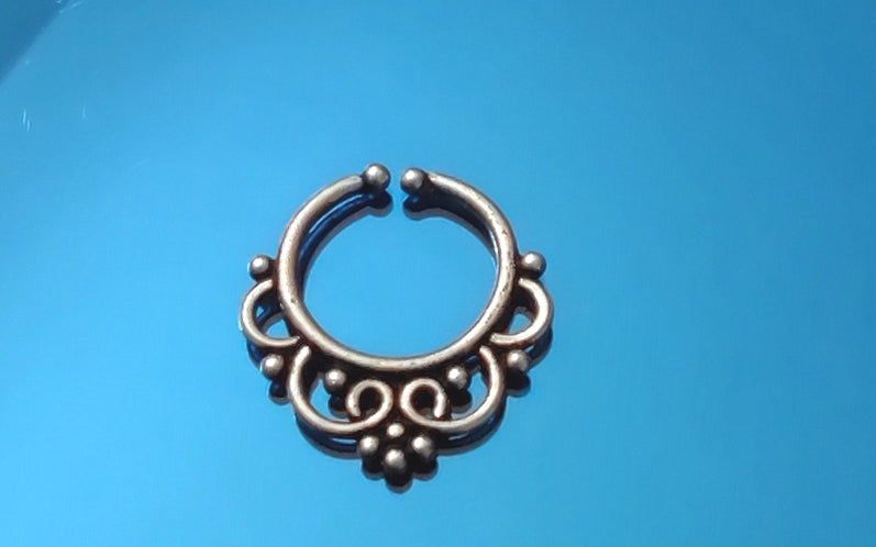 Rawa flower Septum Nose Ring(clip on)