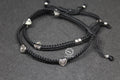 Heart Motif Thread Anklet