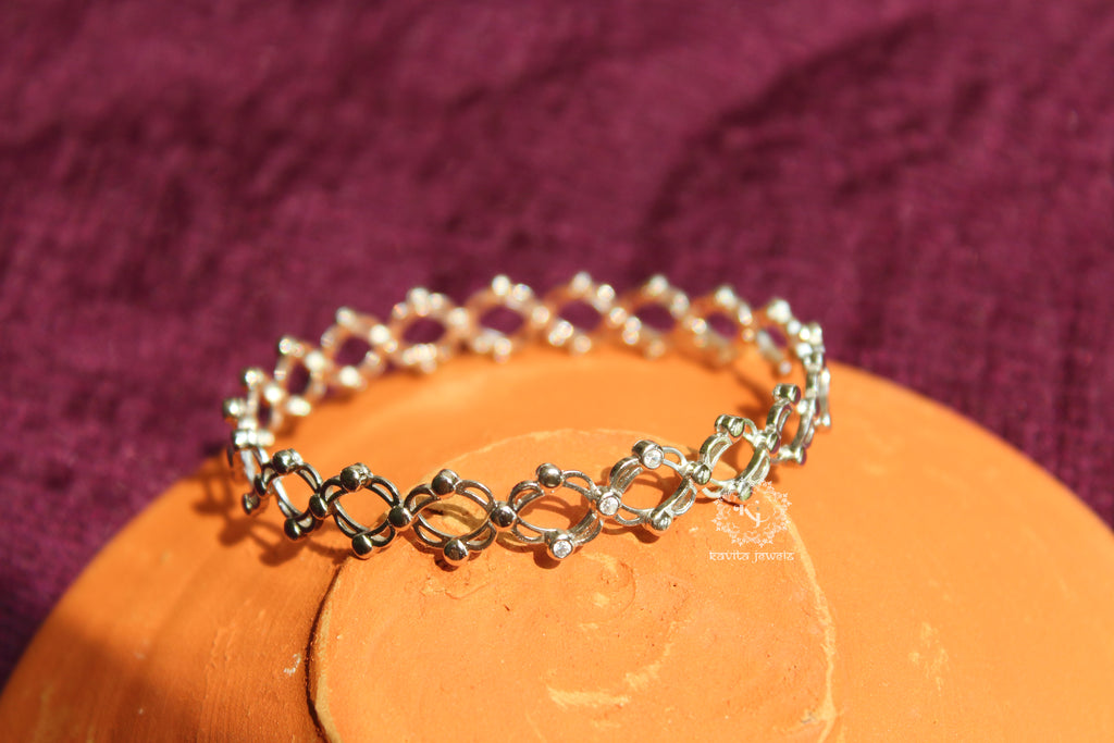 Silver Convertible Ring Bracelet