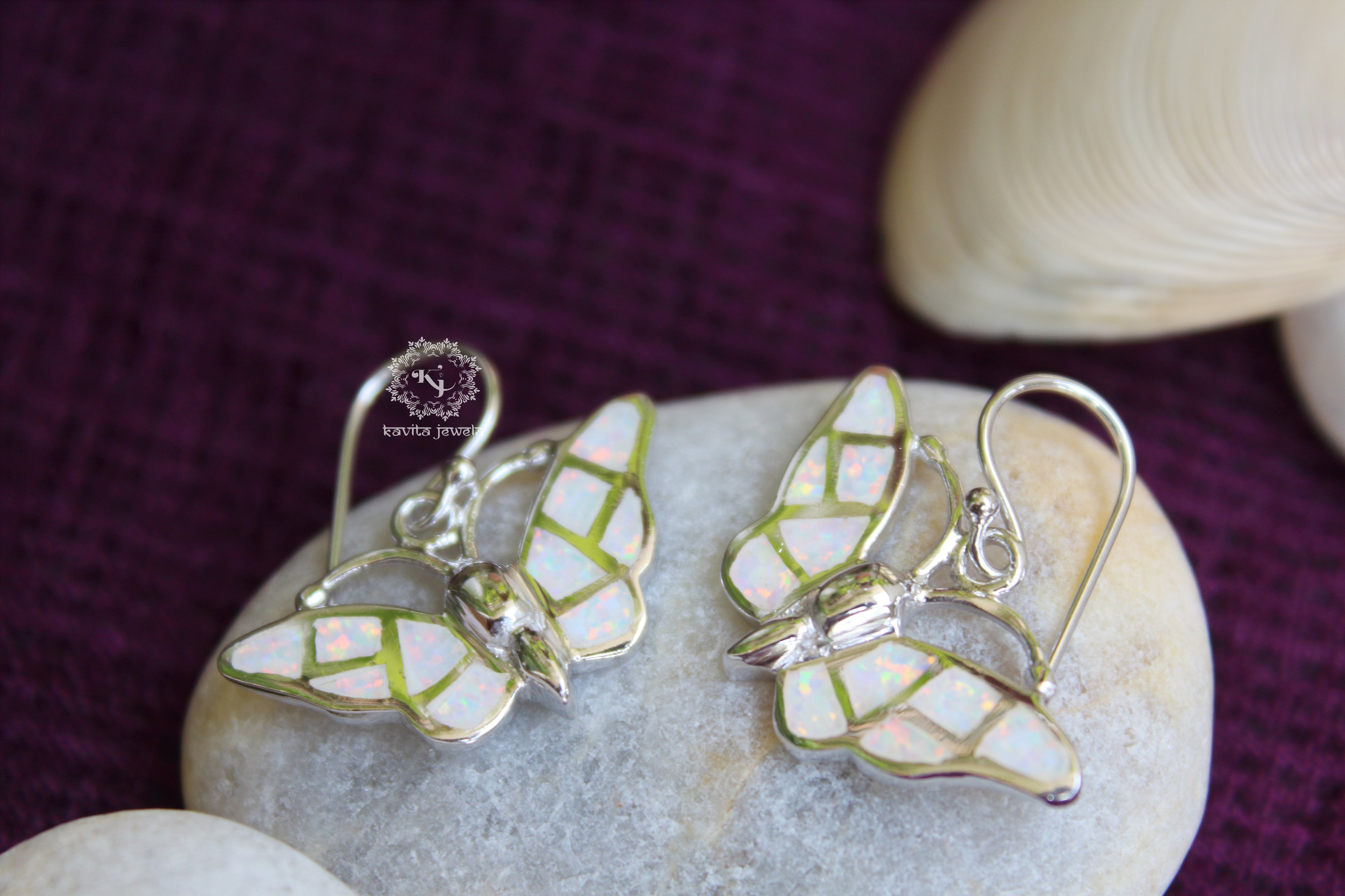 Wide wing Opal Butterfly