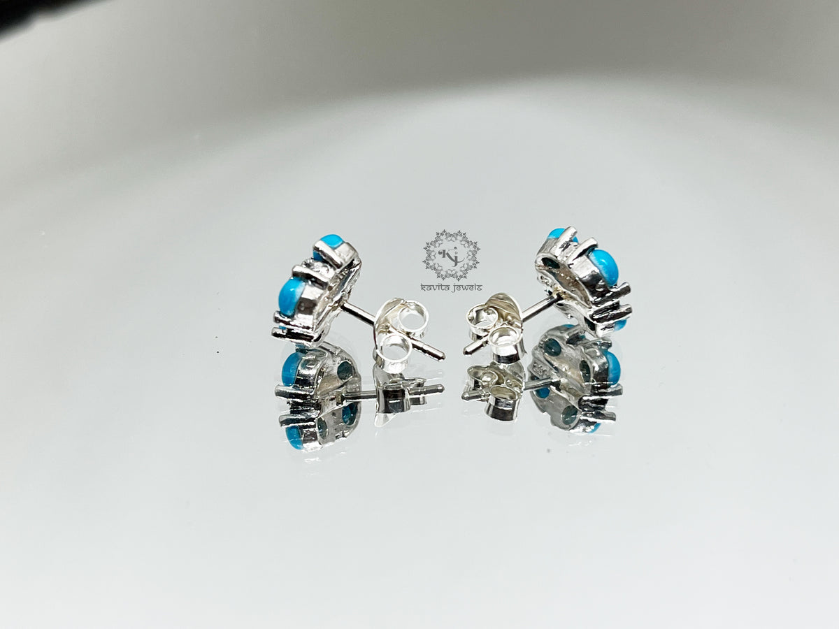 Marcasite Square Stud Earring