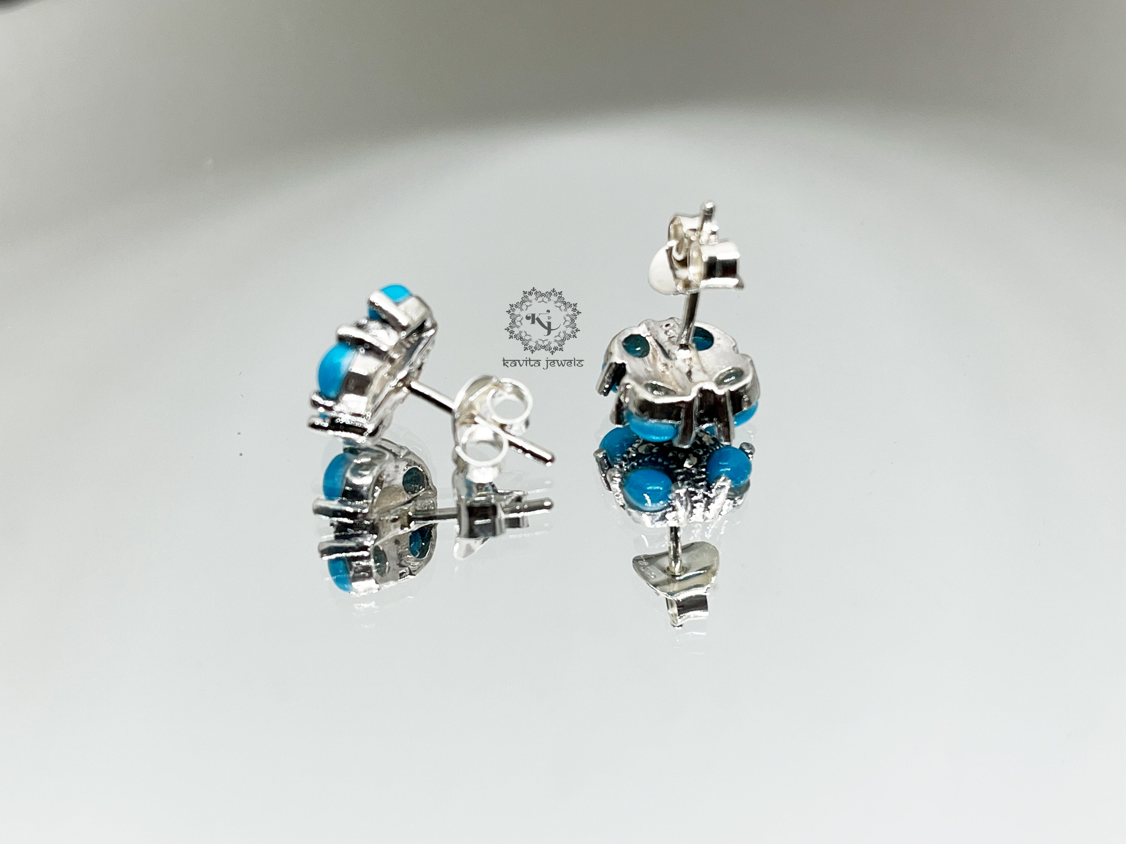Marcasite Square Stud Earring