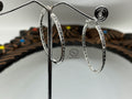 Sterling Marcasite Hoop