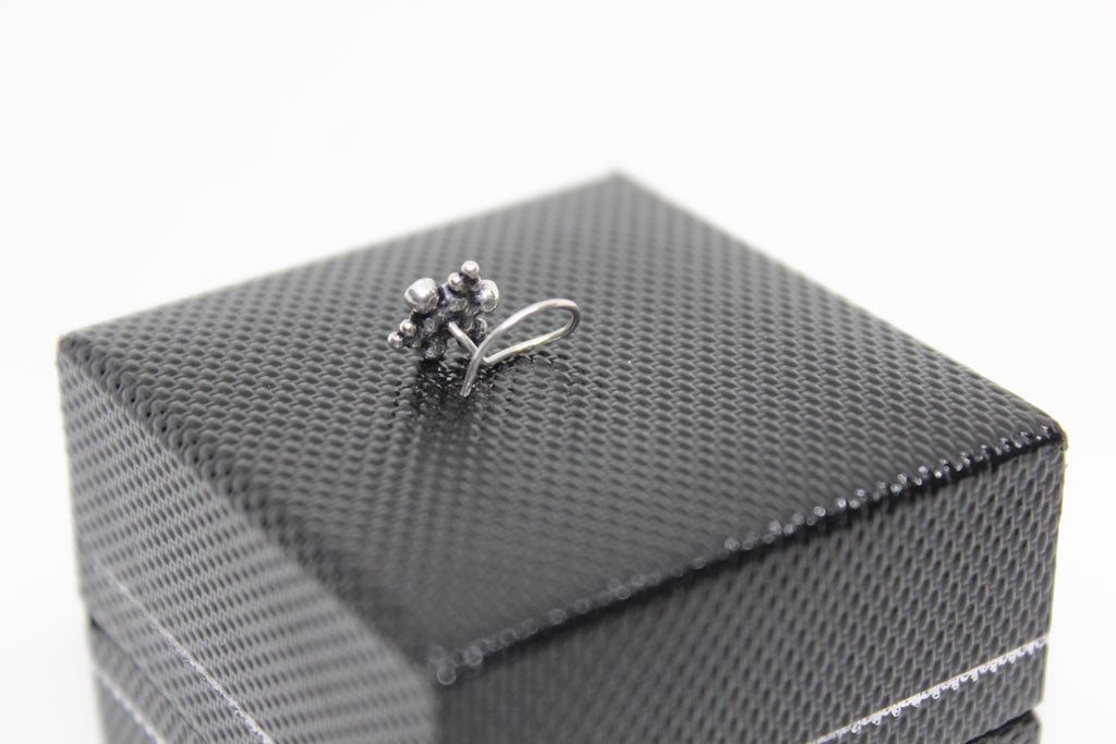 Triangle Nose Pin with Stones