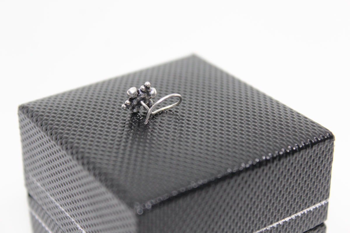 Triangle Nose Pin with Stones