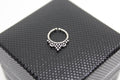 Flower Drop Septum Ring(Clip On)