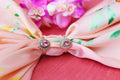Baby pink stone studded toe ring