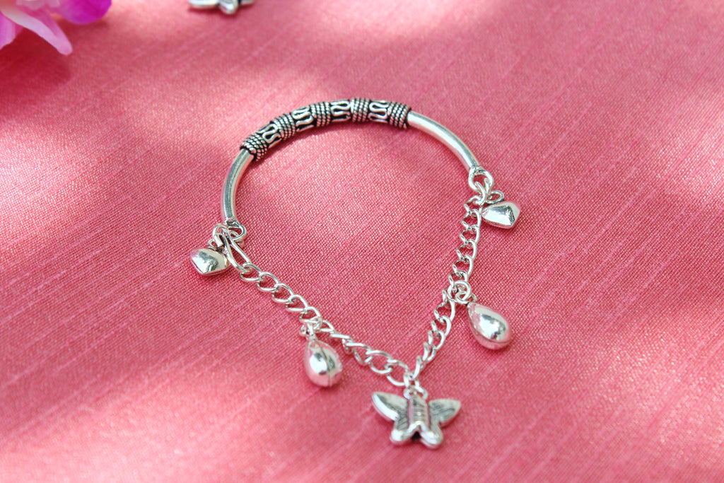 Butterfly charm bracelet