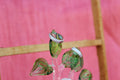 Zircon studded small hoop