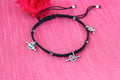 Love heart charm thread anklet/nazaria