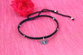 Butterfly charm thread anklet/nazaria