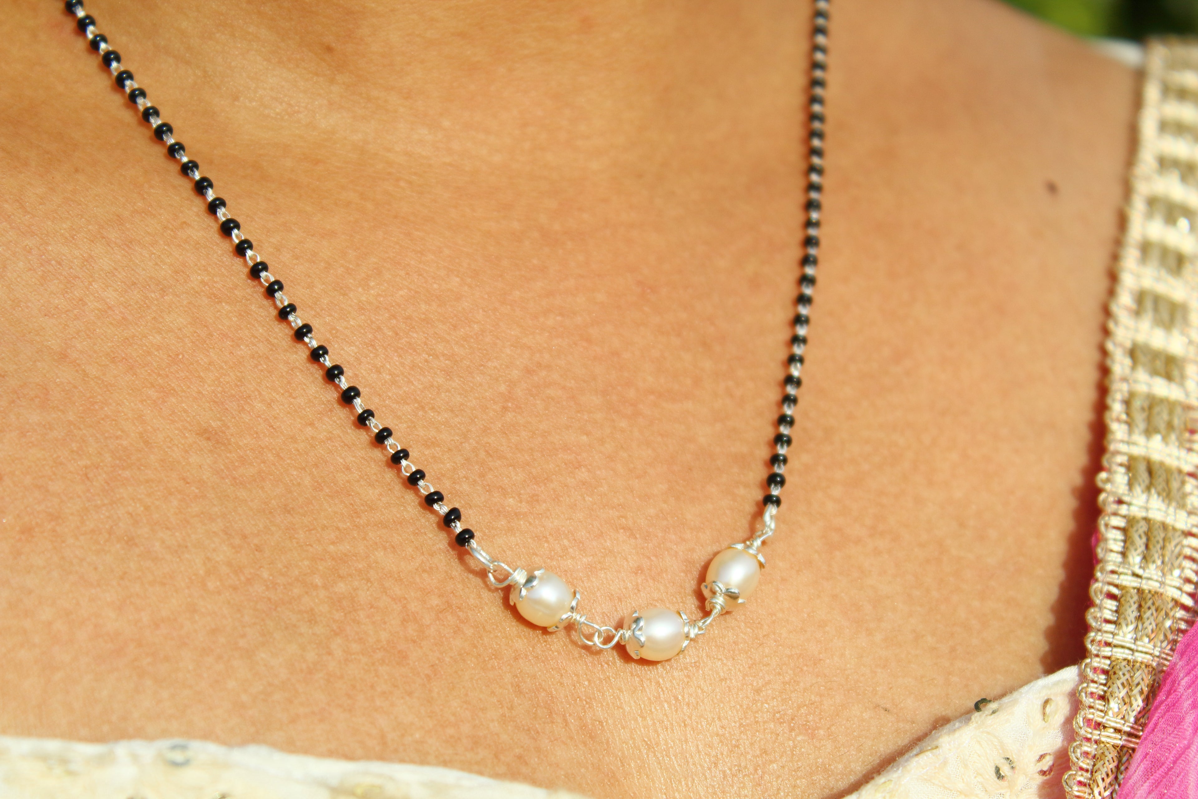 Pearl Sequence Mangalsutra