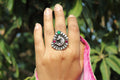 Oxidized fish ring