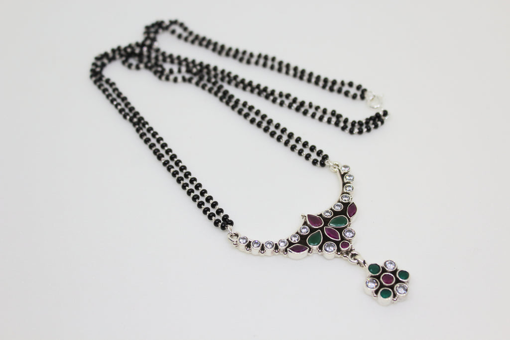Multicolor Flower Drop Mangalsutra