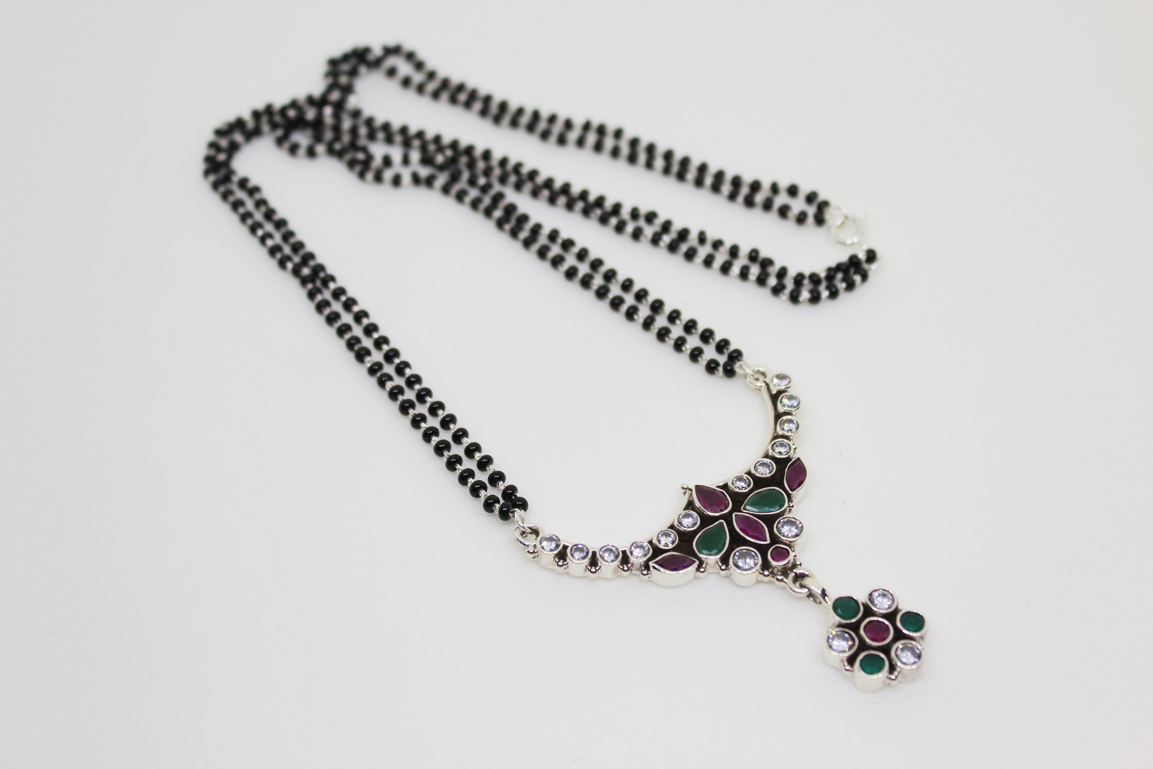 Multicolor Flower Drop Mangalsutra