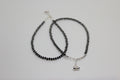 Black Beads Nazaria Anklet